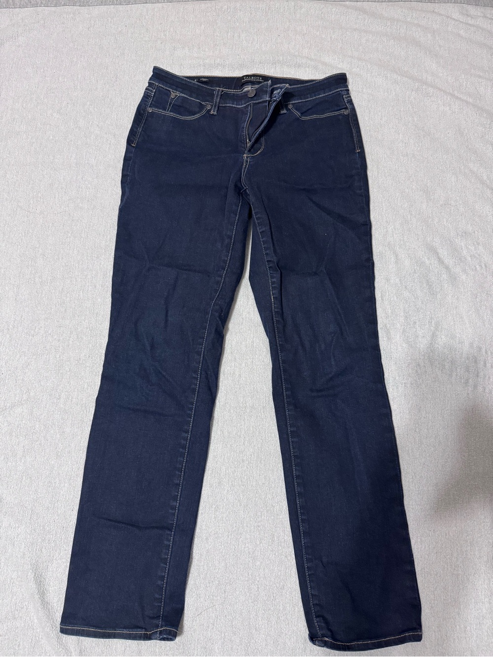 Talbots Navy Straight-Leg Women's Jeans